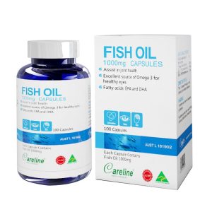 Careline Fish Oil 1000mg 100정- 눈영양제